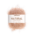 Circulo Natural Luxury Decor - Fluffy Effect Yarn, 180 m / 280 g - Ball of yarn with 'Circulo' label on a white background