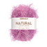 Circulo Natural Luxury Decor - Fluffy  Effect Yarn, 180 m / 280 g - Ball of pink yarn with Circulo label on a white background
