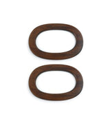 Circulo Oval Wooden Handle 1 Paire