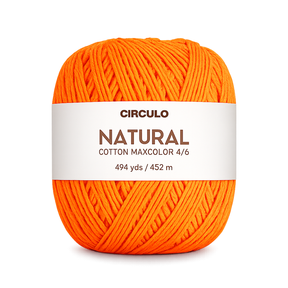 Circulo Natural Cotton Maxcolor (Barroco) 6 – Garn aus 100 % Baumwolle, 452 m / 400 g