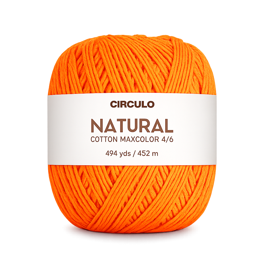 Circulo Natural Cotton Maxcolor (Barroco) 6 – Garn aus 100 % Baumwolle, 452 m / 400 g