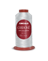 Circulo Cordone 100% Polyamide Crochet Yarn, 450 m / 100 g - Spool of Circulo Cordoné thread on a white background