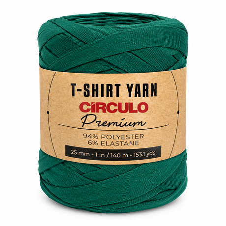 Circulo Premium T-Shirt Garn – dickes Polyester-Mischgarn, 140m / 270g