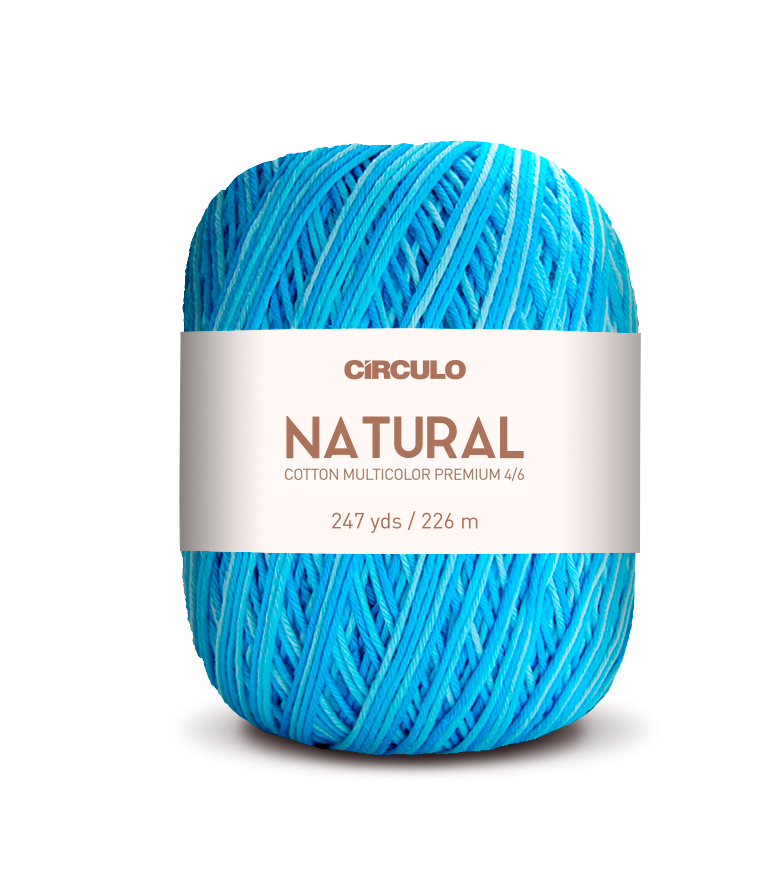 Círculo Barroco Multicolor Premium 4/6 – Fil de coton brésilien (226m / 200g)