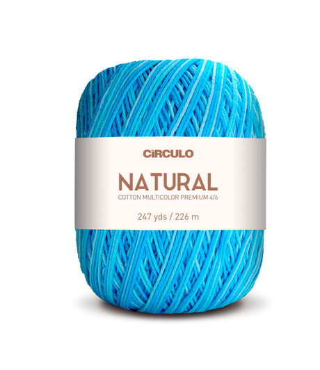 Círculo Barroco Multicolor Premium 4/6 – Fio de algodão brasileiro (226m / 200g)