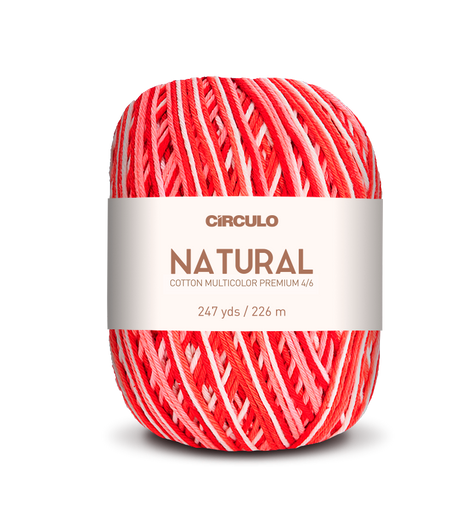 Círculo Barroco Multicolor Premium 4/6 – Fio de algodão brasileiro (226m / 200g)
