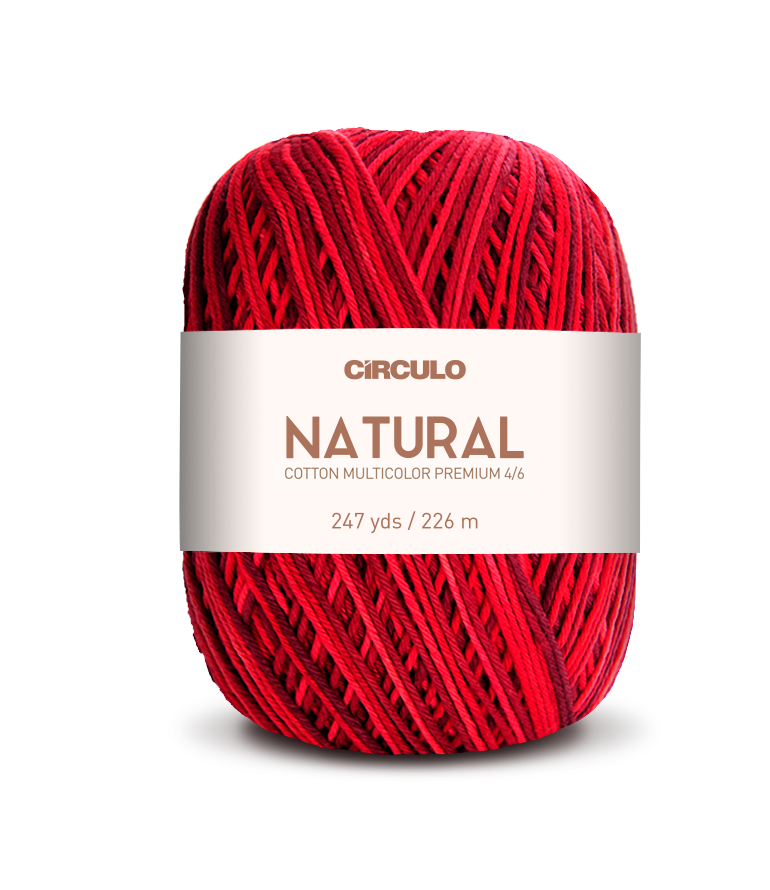 Círculo Barroco Multicolor Premium 4/6 – Fil de coton brésilien (226m / 200g)