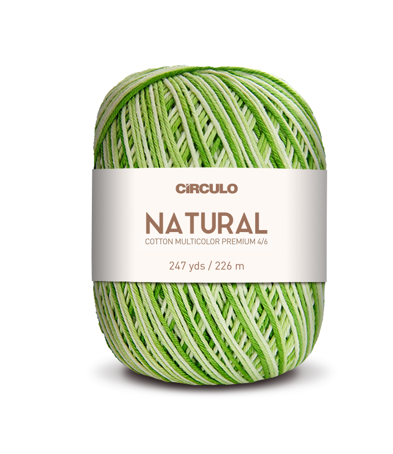 Círculo Barroco Multicolor Premium 4/6 – Fil de coton brésilien (226m / 200g)