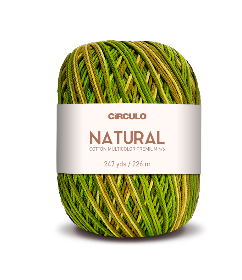 Círculo Barroco Multicolor Premium 4/6 – Fil de coton brésilien (226m / 200g)