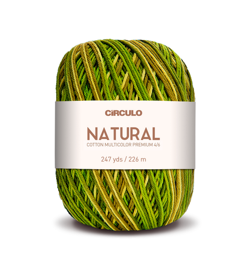 Círculo Barroco Multicolor Premium 4/6 – Fio de algodão brasileiro (226m / 200g)