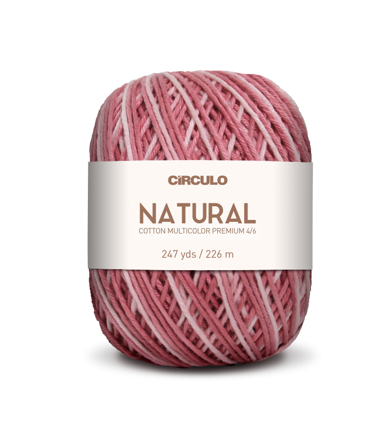 Círculo Barroco Multicolor Premium 4/6 – Fil de coton brésilien (226m / 200g)