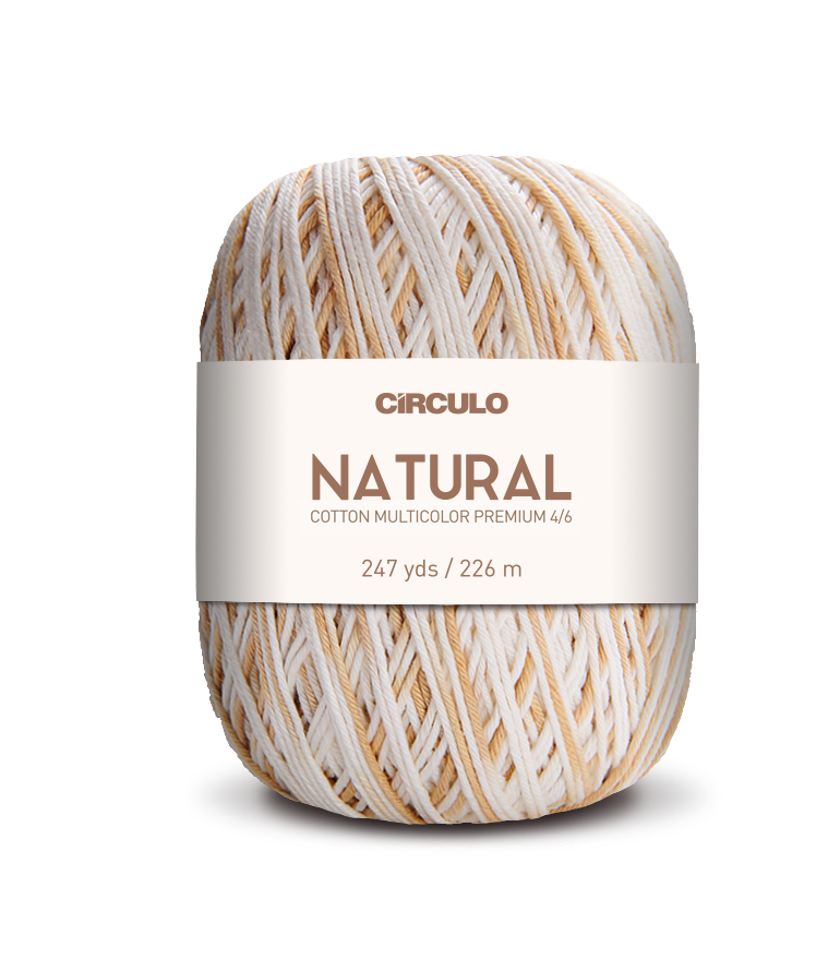 Círculo Barroco Multicolor Premium 4/6 – Fil de coton brésilien (226m / 200g)