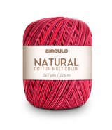 Círculo Natural Cotton Multicolor 4/6 – Fio de algodão (226 m / 200 g)