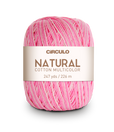 Círculo Natural Cotton Multicolor 4/6 – Fio de algodão (226 m / 200 g)