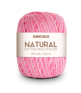 Círculo Natural Cotton Multicolor 4/6 – Fio de algodão (226 m / 200 g)