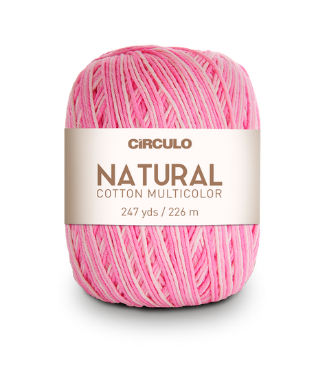 Círculo Natural Cotton Multicolor 4/6 – Filato di cotone (226 m / 200 g)