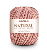 Círculo Natural Cotton Multicolor 4/6 – Fio de algodão (226 m / 200 g)