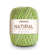 Círculo Natural Cotton Multicolor 4/6 – Fio de algodão (226 m / 200 g)