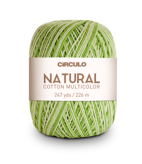 Círculo Natural Cotton Multicolor 4/6 – Filato di cotone (226 m / 200 g)