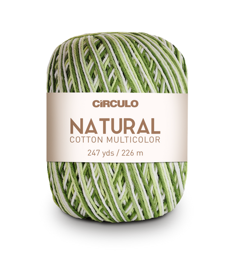 Círculo Natural Cotton Multicolor 4/6 – Filato di cotone (226 m / 200 g)