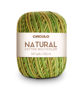 Círculo Natural Cotton Multicolor 4/6 – Fio de algodão (226 m / 200 g)