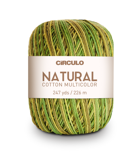Círculo Natural Cotton Multicolor 4/6 – Filato di cotone (226 m / 200 g)