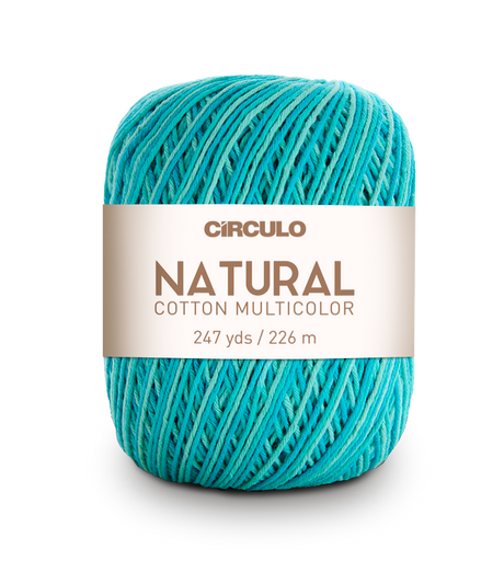 Círculo Natural Cotton Multicolor 4/6 – Filato di cotone (226 m / 200 g)