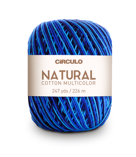 Círculo Natural Cotton Multicolor 4/6 – Filato di cotone (226 m / 200 g)