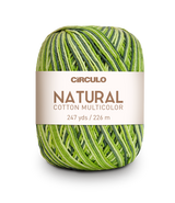 Círculo Natural Cotton Multicolor 4/6 – Fio de algodão (226 m / 200 g)