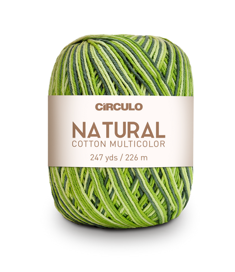 Círculo Natural Cotton Multicolor 4/6 – Filato di cotone (226 m / 200 g)