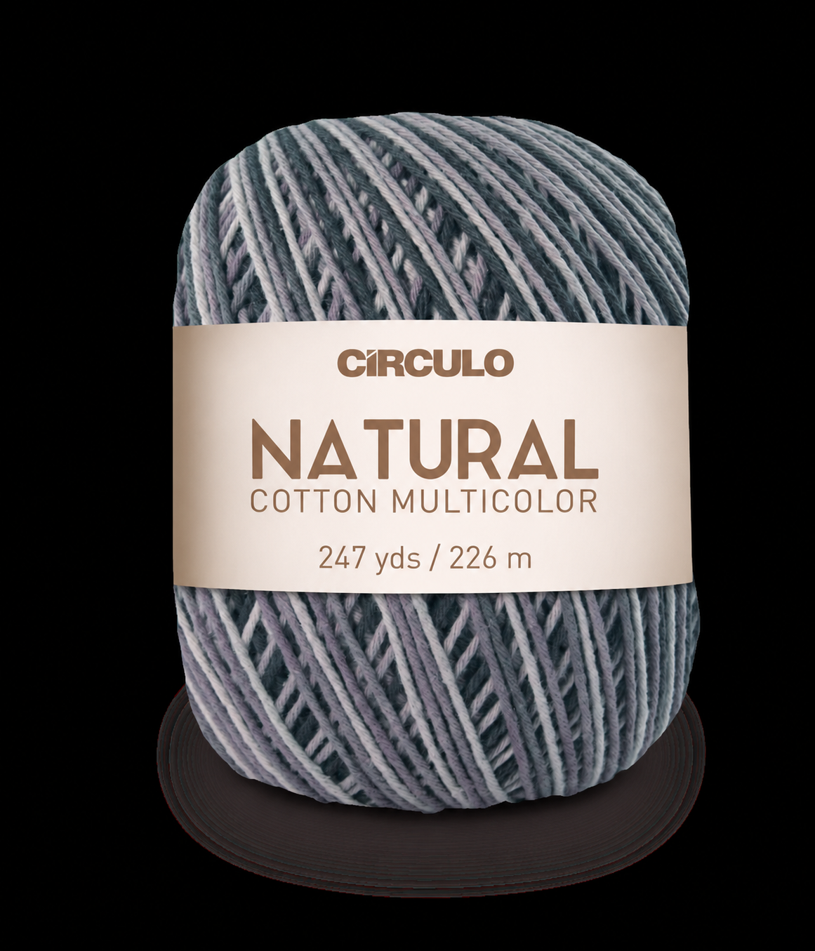 Círculo Natural Cotton Multicolor 4/6 – Fio de algodão (226 m / 200 g)