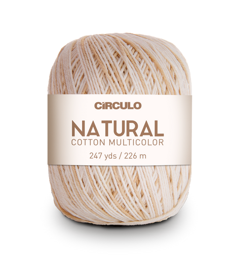Círculo Natural Cotton Multicolor 4/6 – Filato di cotone (226 m / 200 g)