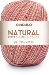 Círculo Natural Cotton Multicolor 4/6 – Fio de algodão (226 m / 200 g)