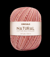Círculo Natural Cotton Multicolor 4/6 – Fio de algodão (226 m / 200 g)