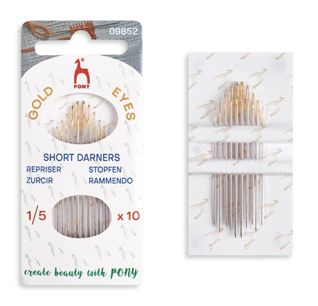 Pony Short Darners Needles – Golden Eye, No. 1/5
