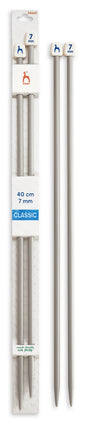 Pony Classic Plastic Single Pointed Knitting Needles – 40 cm, 7.00 mm