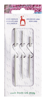 Pony Aluminium Wool Needles – Assorted, Assorted