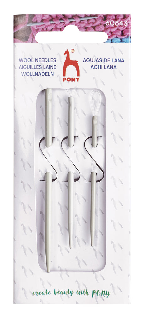 Pony Aluminium Wool Needles – Assorted, Assorted