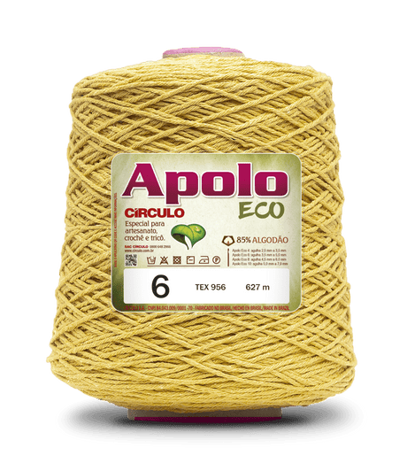 Apolo Eco 4/6 Cotton Cord Yarn – Ideal for Crochet Bags & Home Decor (600g) - Leo Hobby