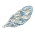 Beadwork kit for creating broоch Crystal Art Tenderness