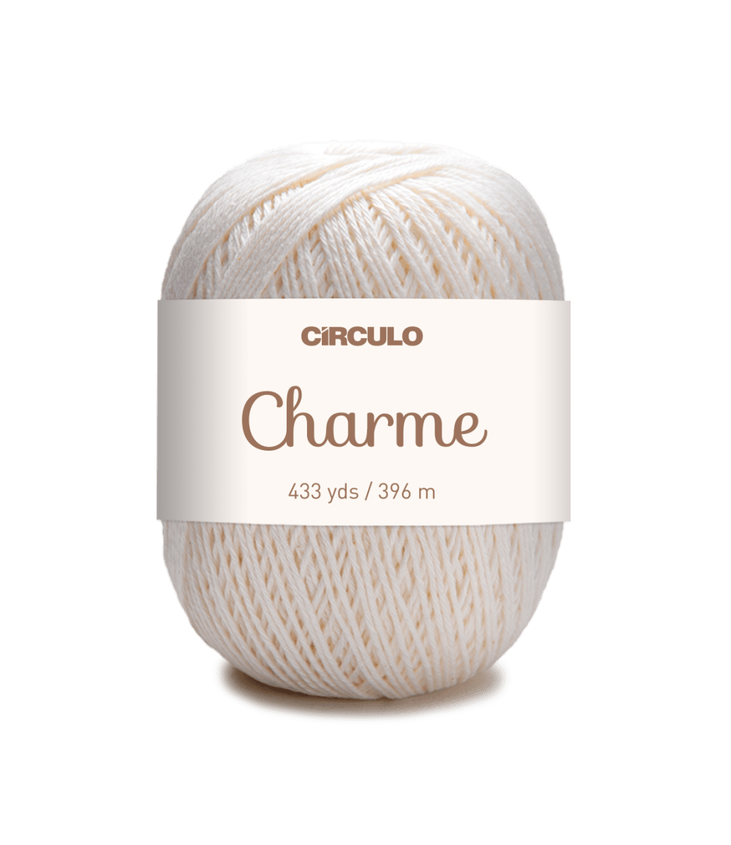 Circulo CHARME - 100% mercerized Brazilian Cotton Yarn 396m/150g - Leo Hobby