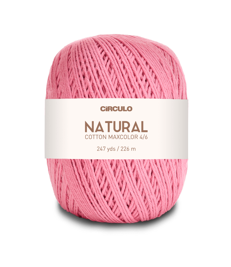 Circulo Natural Cotton Maxcolor (Barroco) 4/6 100% Cotton Yarn for Crochet and Knitting, 226m/200g - Leo Hobby Marketplace