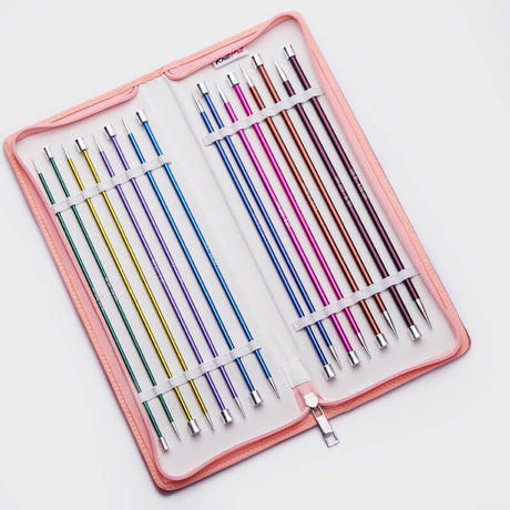 KnitPro Zing Needles, single pointed and vivid