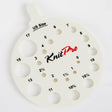 KnitPro Needle View Sizer Ivy, precise gauge tool.