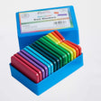 KnitPro Rainbow Knit Blockers for perfect shaping.