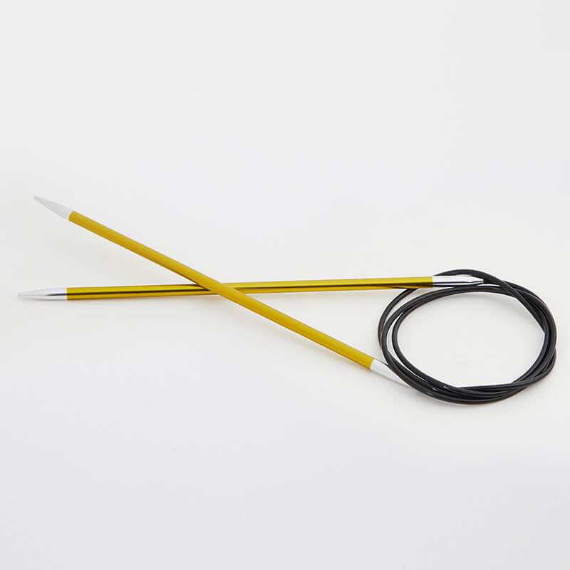 KnitPro Zing Fixed Circular Knitting Needles, sleek design